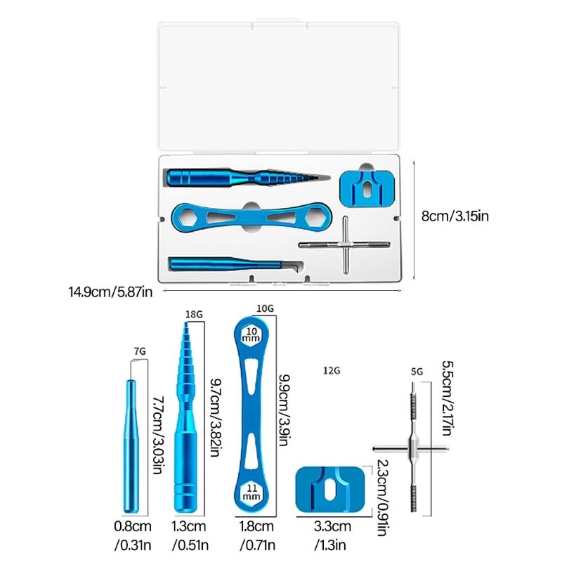 Ball Bearing Maintenance Disassembling Wrench Reel Bearing Pin Remover Reel Repair Tool Set Wheel Remover Tool