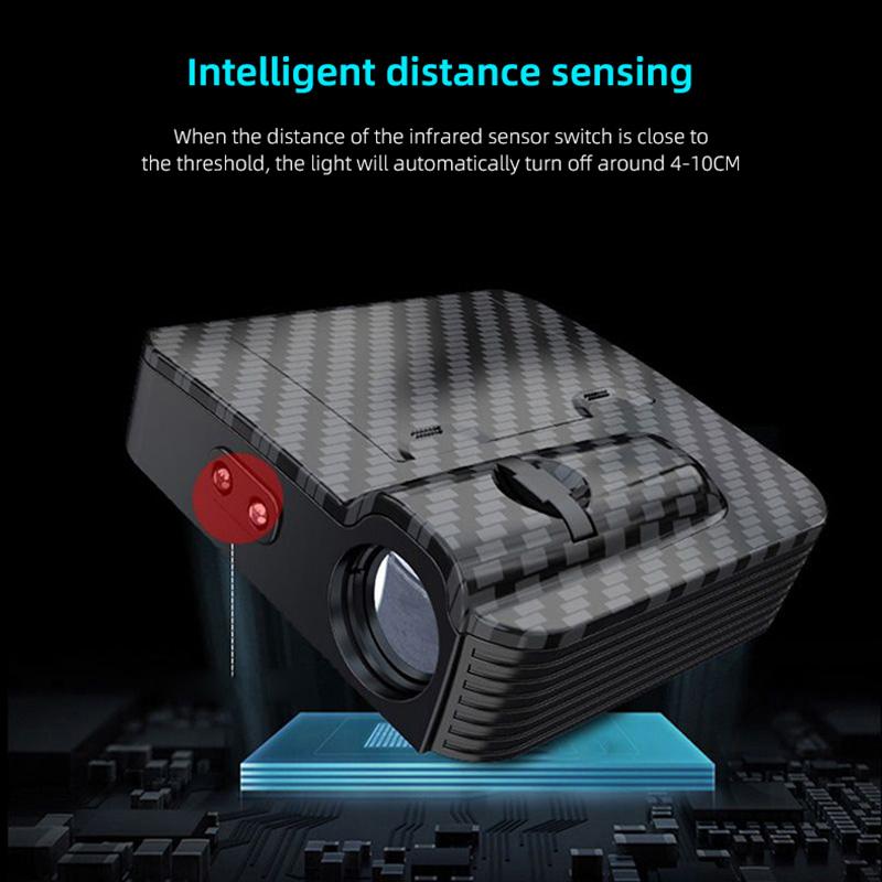 For Jeep 2Pcs HD Car Door Projector Lamps Welcome Lights Accessories For Jeep Grand Cherokee Wrangler JK Gladiator Compass Re