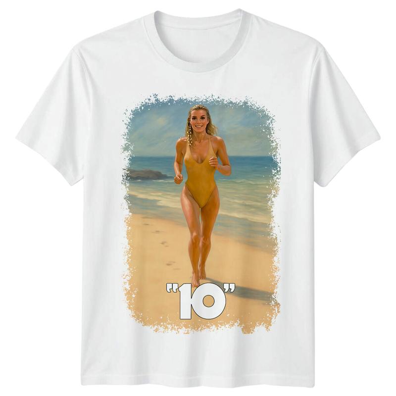 

10 (1979) Movie Poster Inspired Unisex T-Shirt Retro 70s Tee M