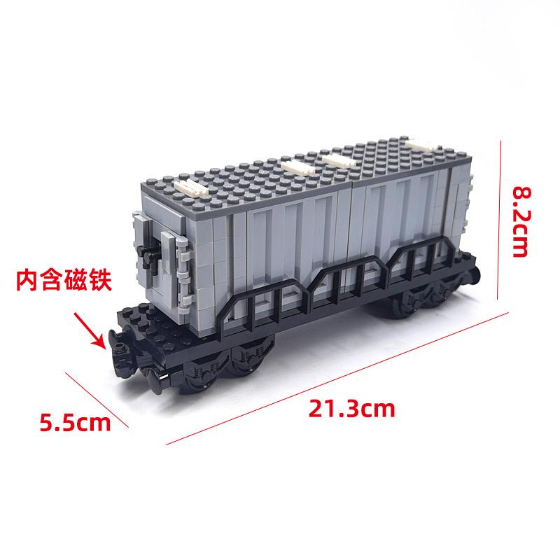 Tank car/Train Car/ Cargo Train small particle assembling building block Creative DIY MOC toy for Children