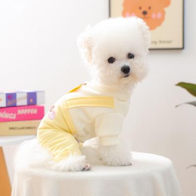 Huisdierkleding herfst en winter nieuw kleine hond puppy's blije hond kat warm comfortabel liefde kuiken overall