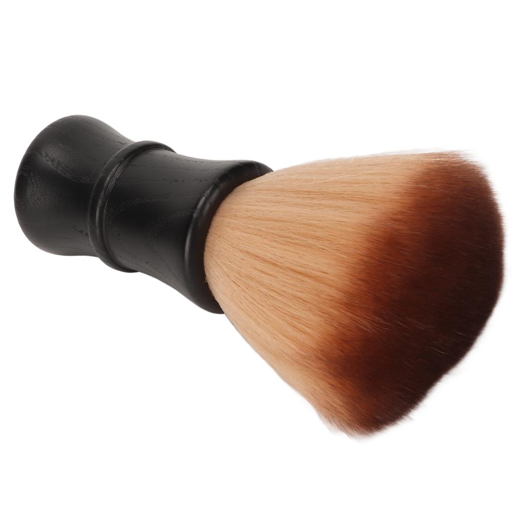 Men Beard Brush Soft Nylon Hair Wooden Handle Beard Grooming Brush for Hair Cleansing