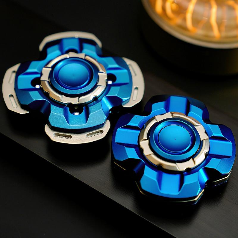 Armor Apen Fidget Spinner Roller Stainless Steel Metal Rotating Hand Spinning Top Tip Edc Stress Easing Sensory Toy Anti Anxiety