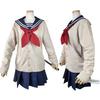 My Hero Academia Cosplay Halloween Kostume Anime Boku No Hero Academia Himiko Toga JK Uniform Sweater Frakke Paryk Kostumer
