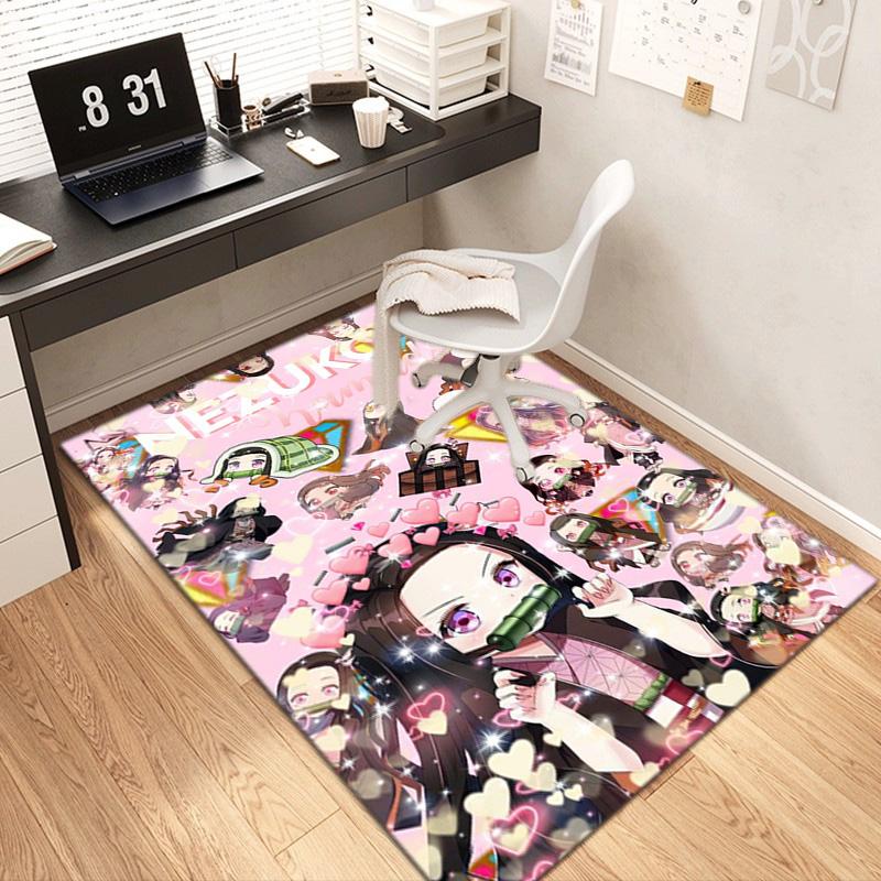 Japanese manga artist Koyoharu Gotouge's Demon Slayer carpets, home decor, non-slip door mats, hallway seat mats, outdoor picnic mats, rugs H7
