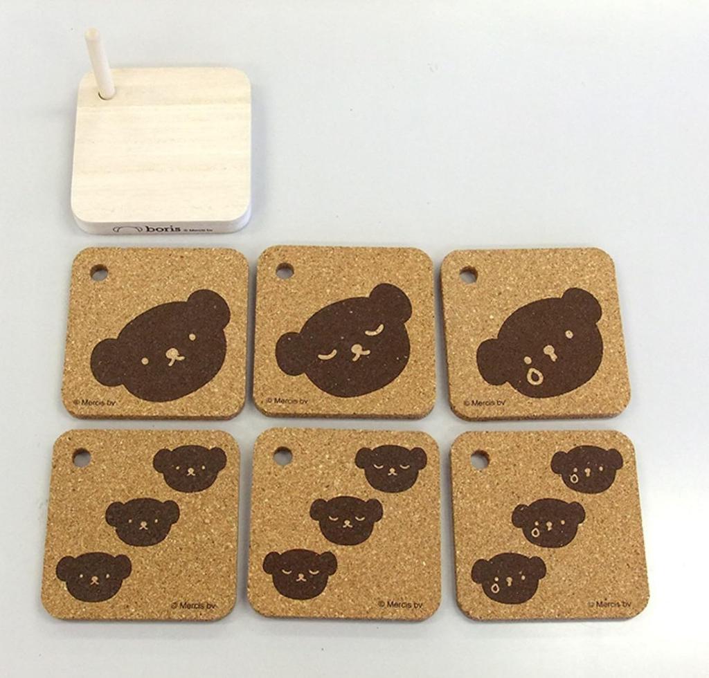 Nagano Factory Dick Bruna Coaster Set of 6 Boris DB1600B