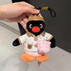 Genuine Penguin Family Bag Charm - Autumn/Winter Series Plush Toy Keychain