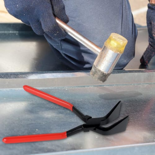 Powanfity Sheet Metal Bending Tool, 45/90/Straight, Grip Pliers, Sheet Metal, Metal Bender, Hand Seamer, Pliers, Metal Sheet, Iron Sheet Bending Too
