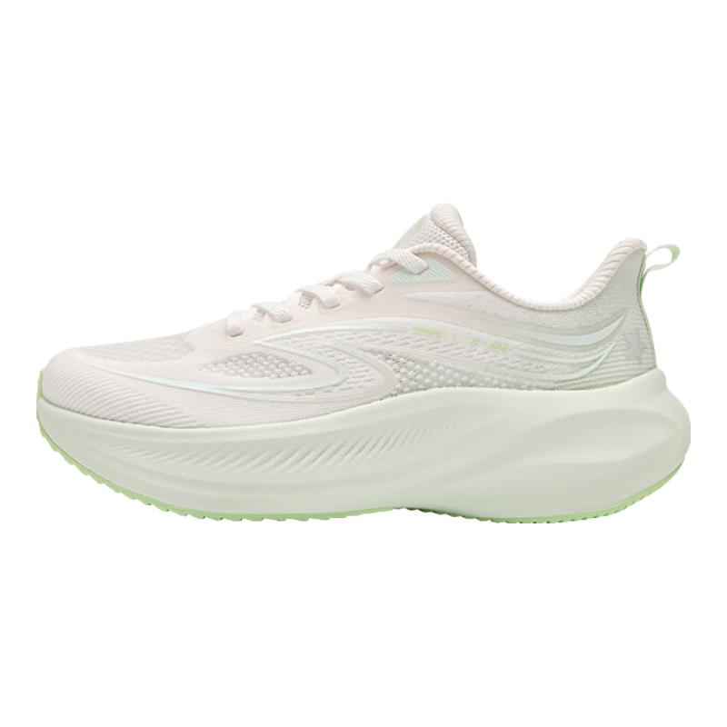 Qiaodan Women's Lightweight Platform Running Shoes with Flower Accent