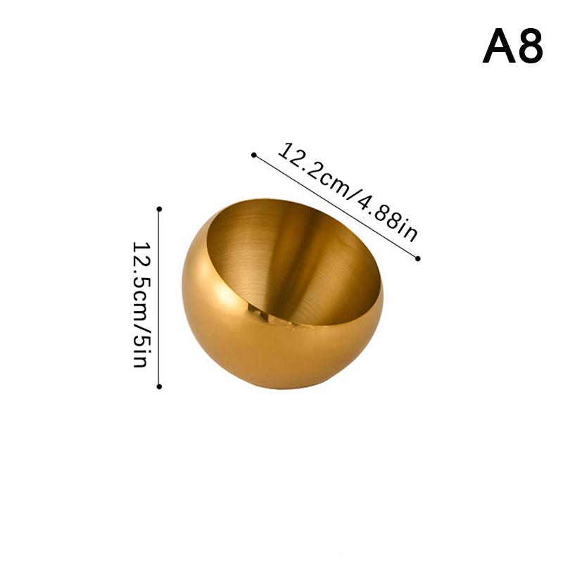 Edelstahl Schüssel mit schrägem Rand und Deckel Hot Pot Buffet Würzkorb Schüssel Glas Behälter Salat Kugel-Schüssel