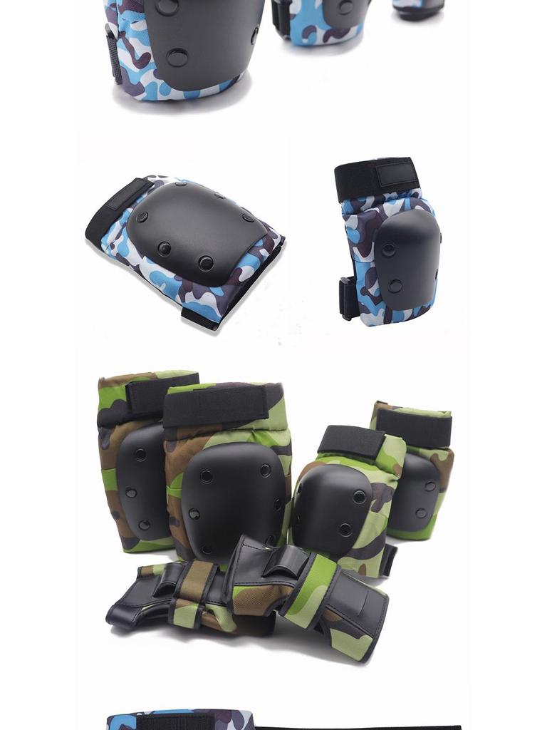 Thickened Roller Skating and Skiing Protective 6-Piece Gear Set for Adults & Kids