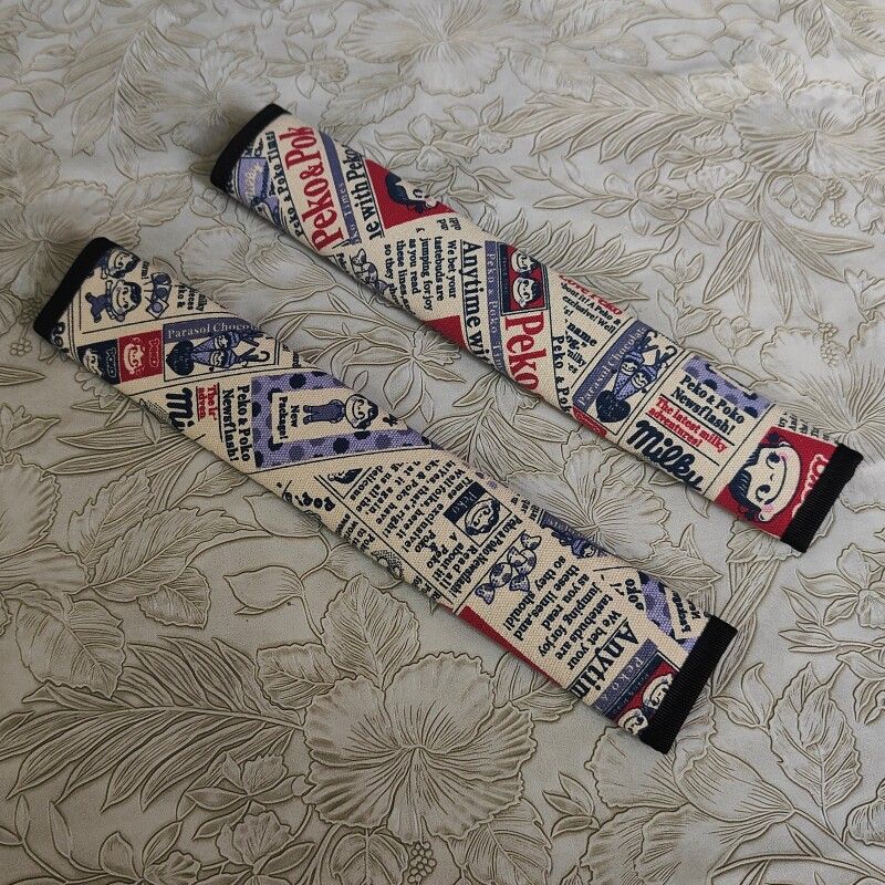 JDM Automobile Seat Belt Shoulder Protector Cartoon Ethnic Style Long Safety Belt Protective Cover All Year Round Neutral