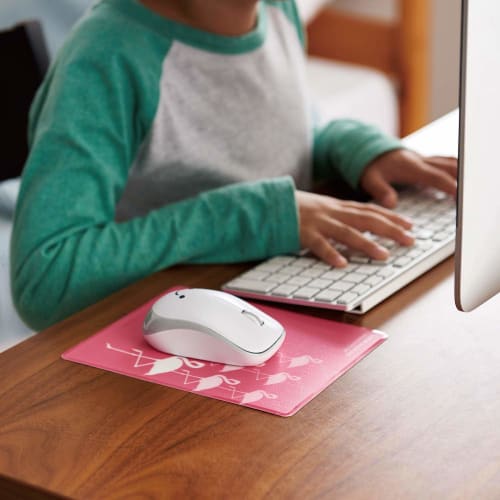 ELECOM Mouse Wireless (Receiver Included) M Size 3 Buttons IR Sensor Power Saving White M-IR07DRWH