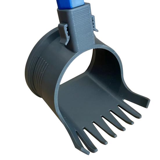 Pet Poop Scooper Dog Waste Cleaner Compatible with Long Handle Portable Poop Shovel for Park Walking Dog Daily Outing Traveling