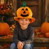 Reusable Halloween Party Decoration Pumpkin Hat for Kids Adults, Funny Plush Group Performance Costume Gear Witch Costume, Cosplay, Stage Performances