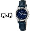 [Nekoposu Free Shipping] [Write a Review and Get a 1 Year Warranty] Citizen Q&Q Day&Date Day&Date Pair Model Ladies Watch Navy A205-302