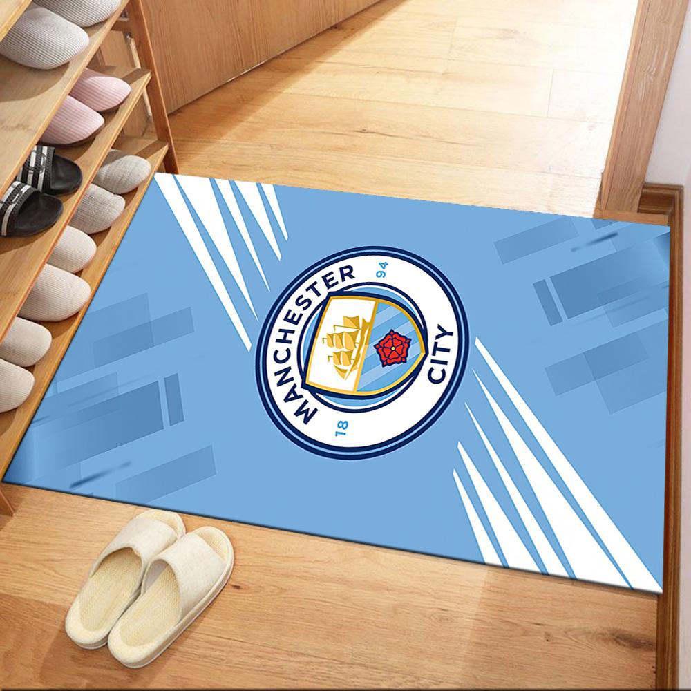 Love Manchester City Fc Square rugs are a great choice for living rooms, bedrooms, home décor, and as gifts.