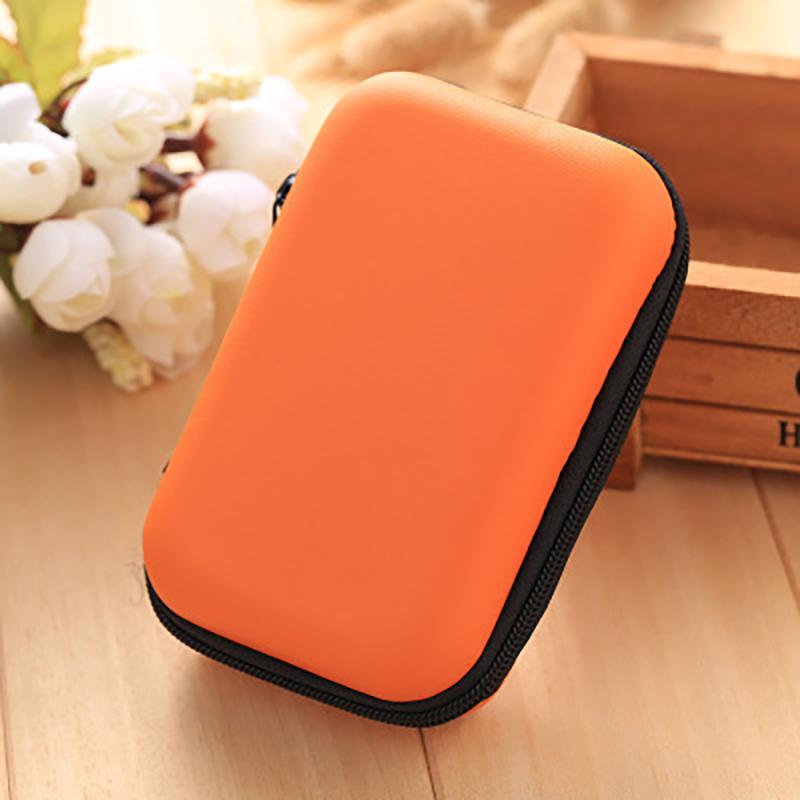 Earphone Pocket Headphone Earbud Carry Storage Bag Charger Hard Holder Case