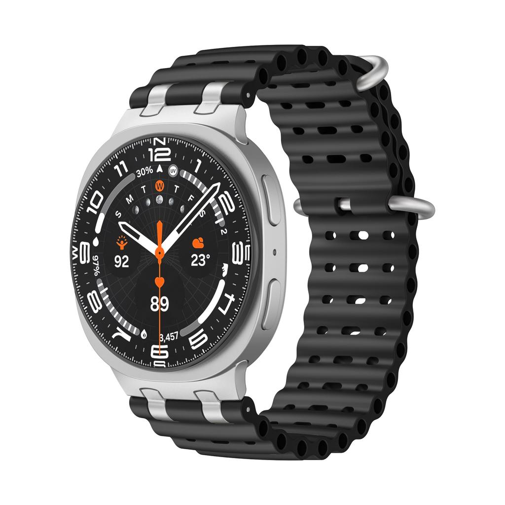 Breathable Watch Strap for Samsung Galaxy Watch8 Classic 46mm/Watch8 44mm/40mm Silicone Band