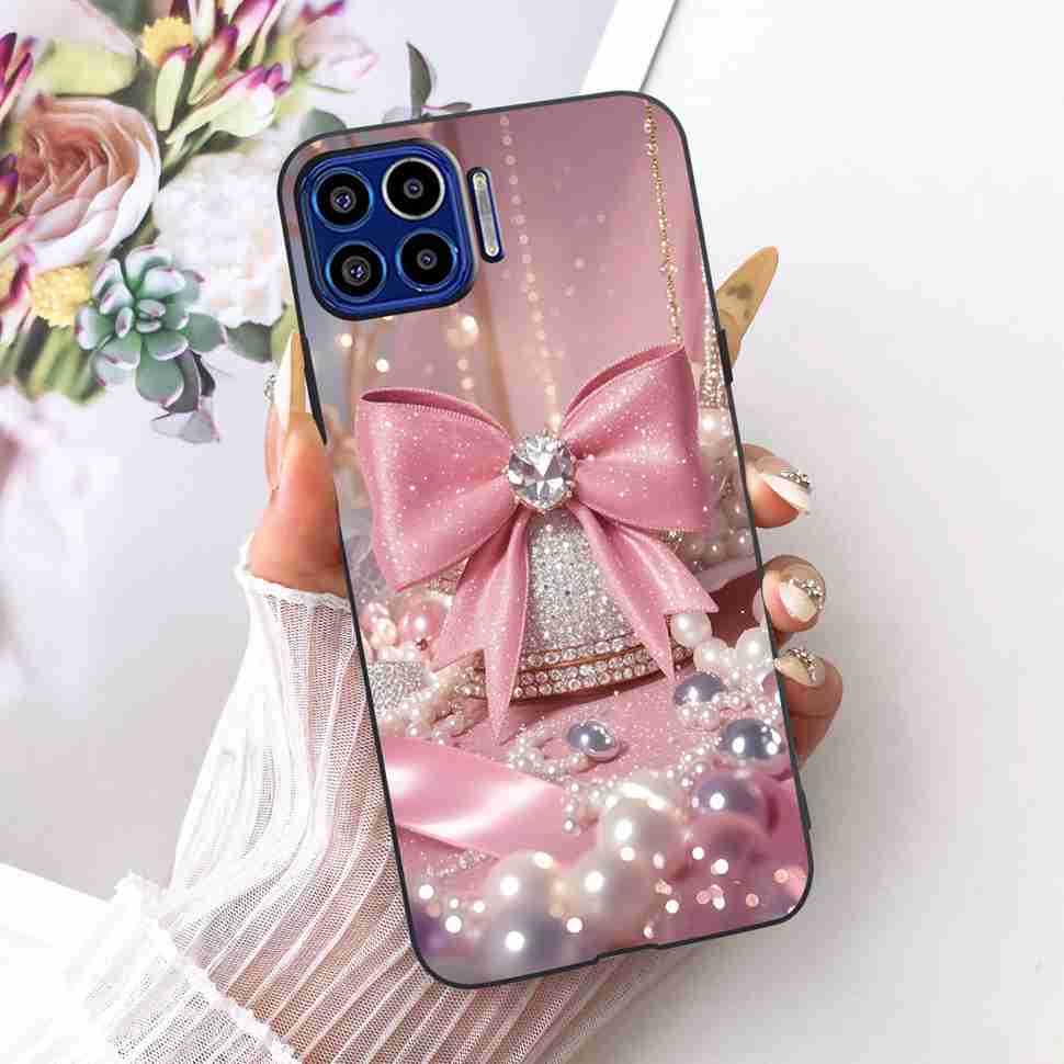 Für Motorola One 5G 6,7" Hülle Neueste Beliebte Drucke Silikon TPU Schwarze Abdeckung Für Motorola One MOTO ONE 5G Handyhüllen Bumper