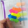 Fluorescent Transparent Arrow Indicating Sticker PET Index Page Marking Convenient Portable