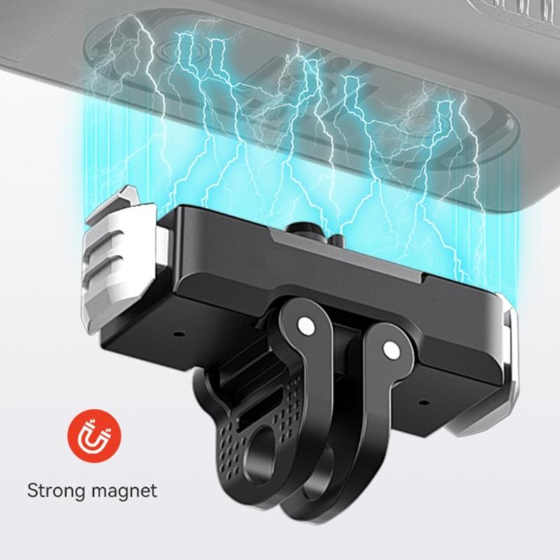 Metal Magnetic Mount for Action Cameras, Quick Attach/Detach Shockproof