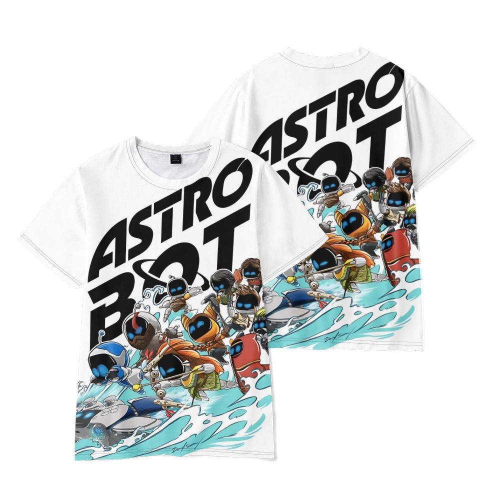 7 Colors Funny Astro Bot Anime T Shirt Cool Men's Tshirt O Neck Casual Unisex Streetwear Fashion Tee Camisetas Ropa Hombre