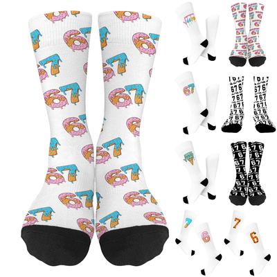 Fashionable, Warm And Interesting Six Or Seven Design Socks For Grandma