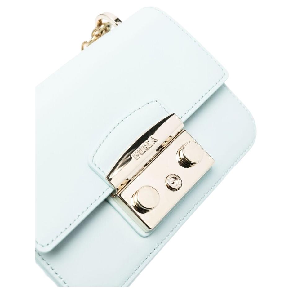 New Furla Metropolis Collection PU Shoulder Bag, Crossbody Bag Mini Women's Blue WE00446-AX0732-1859S