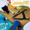 Body Fat Measurement Set Handheld Caliper Tape Measure Combo Plastic Fitness Tool Men Women Portable No Battery Needed