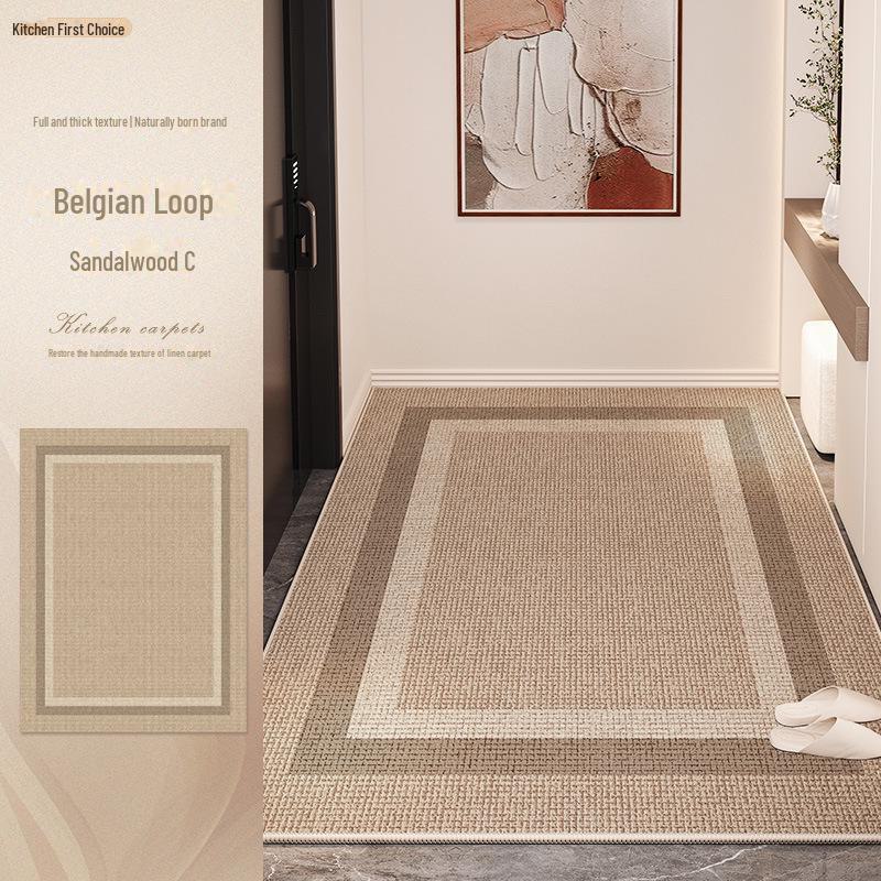 Non-slip, dirt-resistant solid color sisal-look entrance mat—durable and easy-care for your porch.