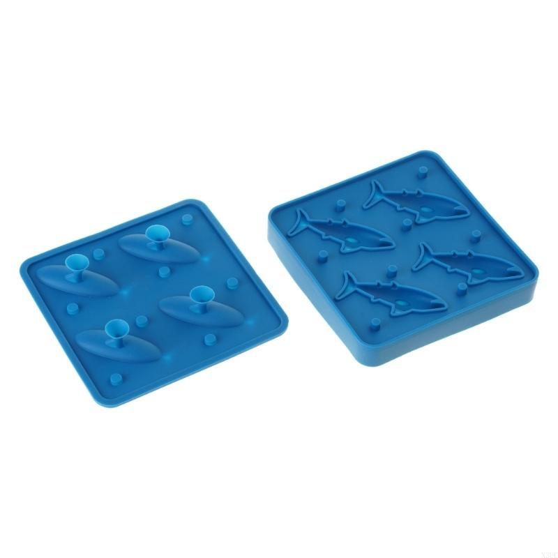 

Unique Shark Ice Tray Easily Release Ice Molds Ice Maker Enduring X3UC CN