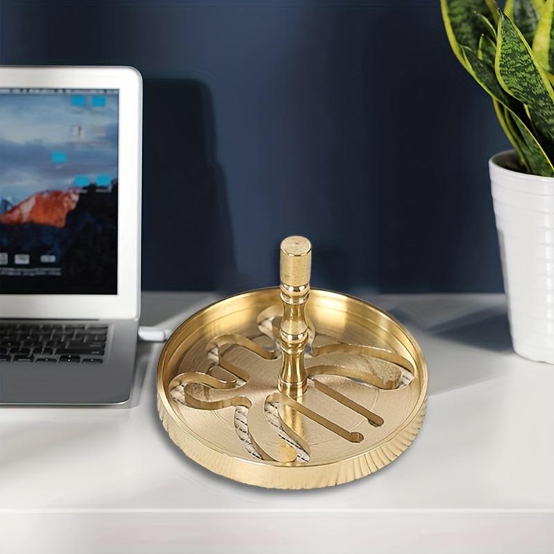 1 Bucată Presă Sigiliu Tămâie din Alamă Cupru Chinezesc, Instrument Matriță Sigiliu Expansibil pentru Decor Zen și Cameră de Ceai