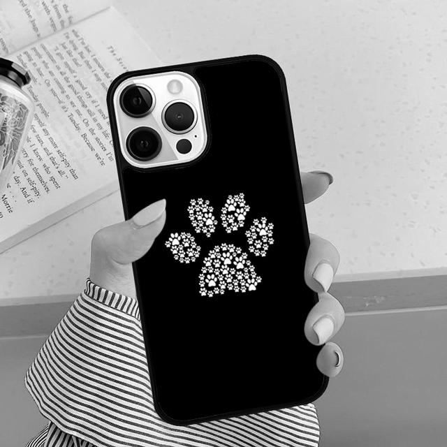 

Чехол для телефона с цветным узором в виде отпечатка лапы собаки Для iPhone 17 Air 16 15 14 Plus apple 16 11 12 13 Pro Max coque iPhone 13