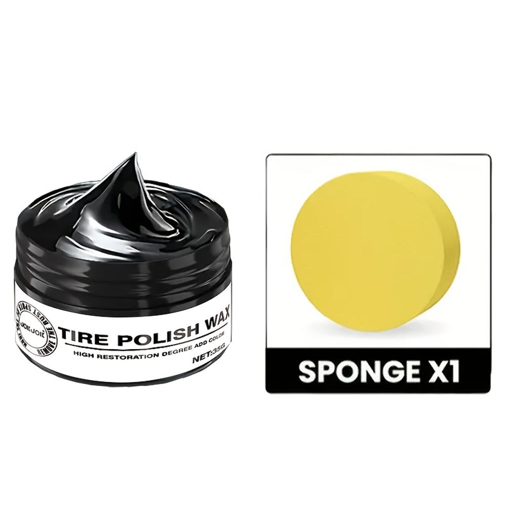 JOKJOK Полироль и блеск для шин «Всё в одном» - Сверхпрочный восстановитель для чернения шин и дисков, формула против старения, подходит для мотоциклов