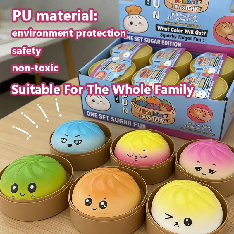 Premium PU Squelchies Pelmeņu Maizīšu Rotaļlieta