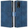For TCL 505 Phone Case Crocodile Texture Skin-Touch Leather Cover with Wallet