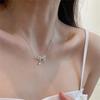 Elegant Butterfly Pearl Necklace for Women - Versatile Clavicle Chain, Perfect Gift