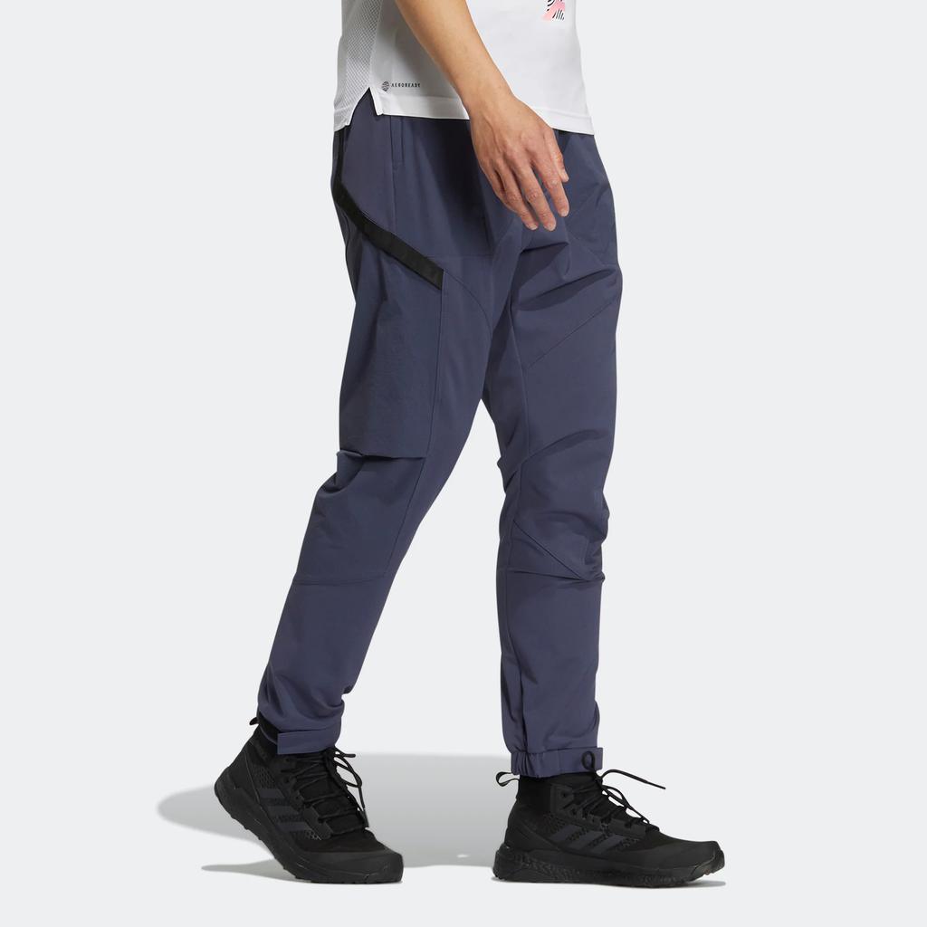 Adidas Terrex Voyg Embroidered Logo Sun-Protective Sports Pants Men Bottoms Blue IC8171