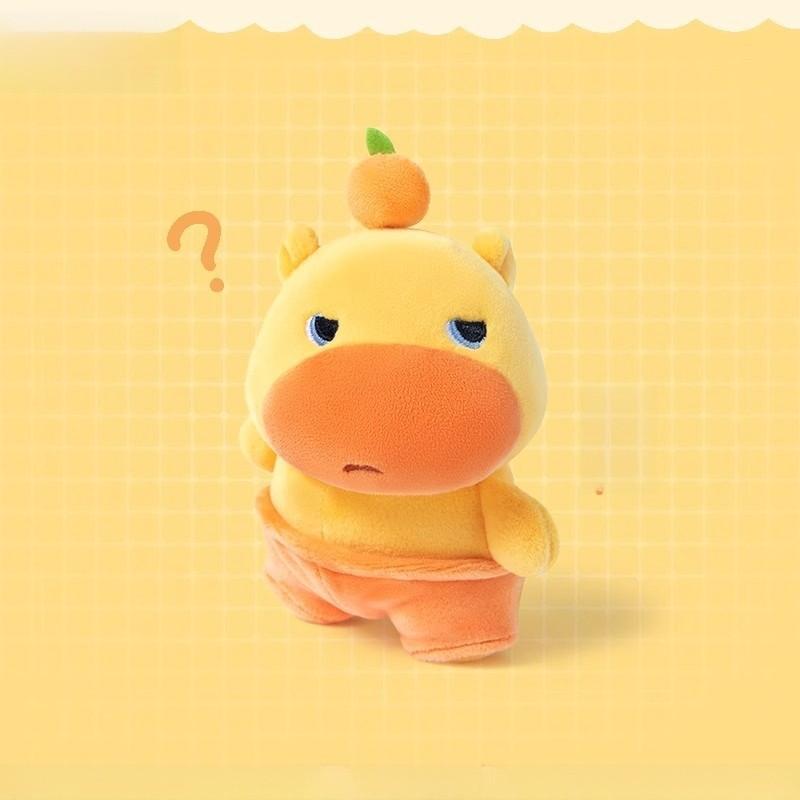 Capybara Unhappy Expression Plush Doll Pendant For Children And Fans