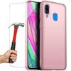 Protective Case - PROSHOP - Samsung Galaxy A40 - Flexible - Liquid Silicone - Pink