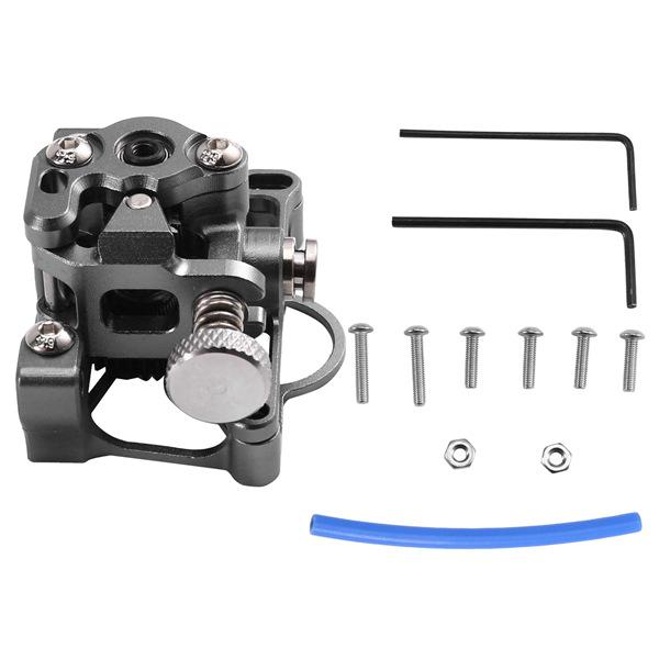 

Sherpa V3 Extruder, Gray, Aviation Aluminum + PEEK CNC, All-Metal, Single Unit Other