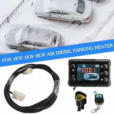 12v Winter Car 8kw Diesel Parking Heater With LCD Screen Cable Remote Adapter Extension Tools Control Auto Repair Hardware Z8C0