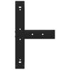 Vidaxl Bar Table Legs, 2 Pcs, Black, 60X35X(100-101)Cm, Steel