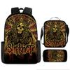 Plecak na Halloween Ciężki Metal Rock Slipknot Plecak z Nadrukiem Cyfrowym Torba na Ramię Piórnik