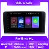 Mercedes-Benz ML 9" Touchscreen GPS Navigation with CarPlay & Bluetooth