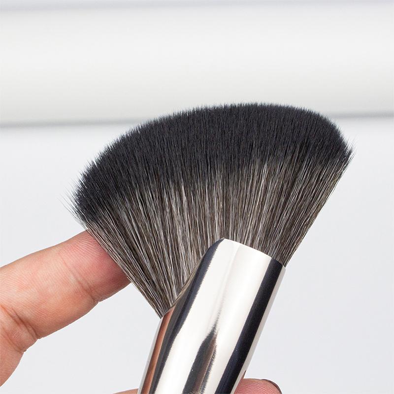 Yüz Kontür Makyaj Fırçaları Yelpaze Şekilli Profesyonel Pudra Allık Aydınlatıcı Bronzer V Yüz Silüeti Kozmetik Fırça Aleti