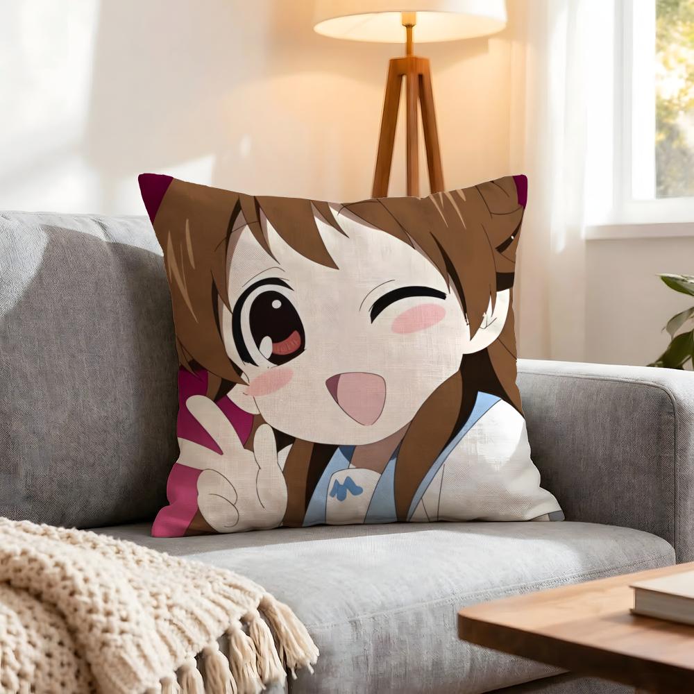 Anime Glasslip Cushion Cover 1Pcs Decorative Covers Soft Cushion Case For Sofa Couch Decor 40X40 45X45 Pillowcases
