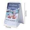 100 Day Christmas Countdown Calendar 2025 Tear Off Christmas Countdown Calendar for Christmas Desktop Calendars