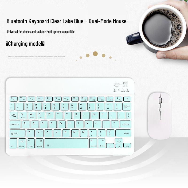 

Samsung T110 Tablet Wireless Keyboard & Portable Mouse – Lightweight & Practical for Office Use